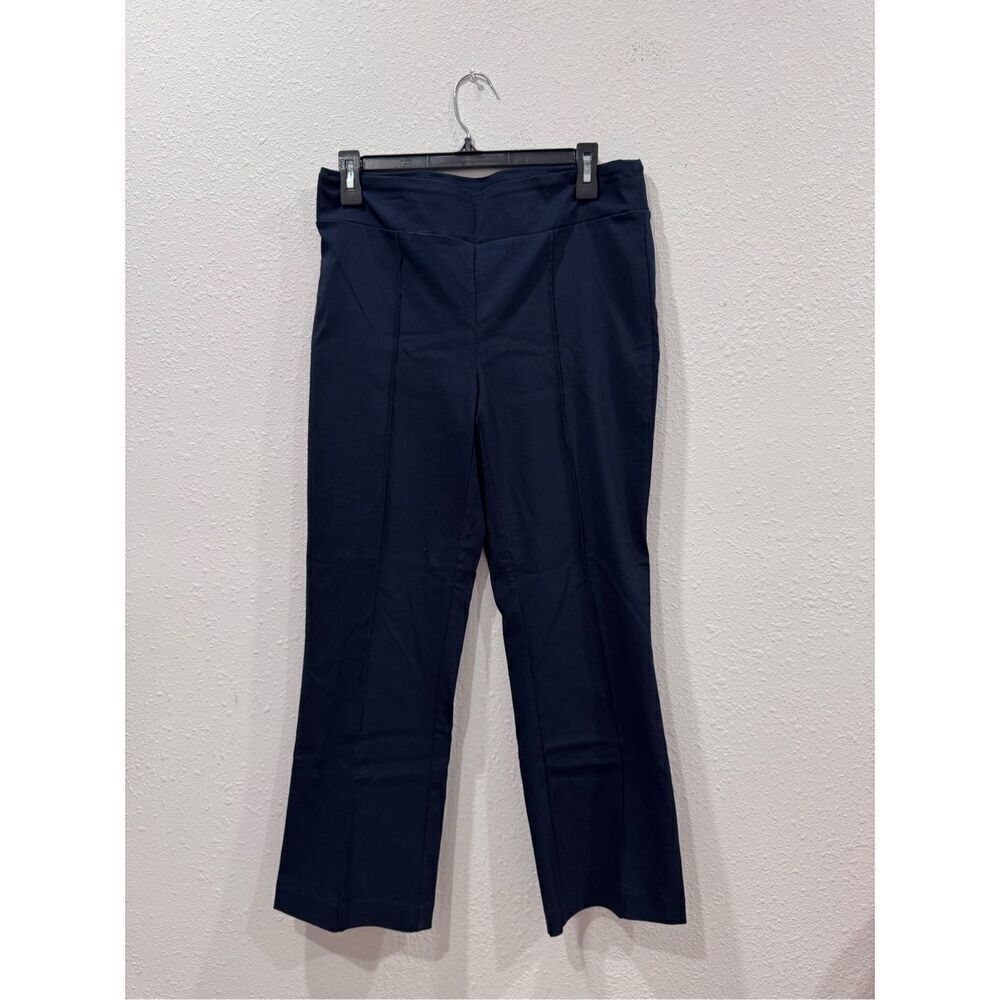 Women j Mc Laughlin pull on pants navy dressy size 10